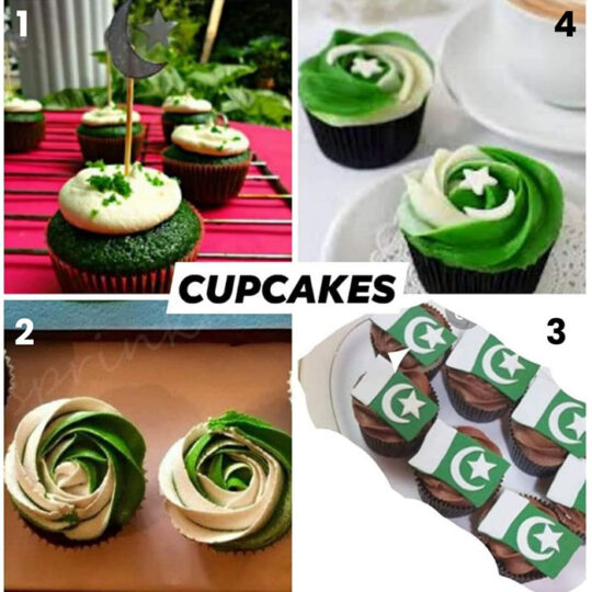 Independace Day Cup Cakes