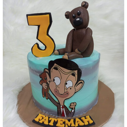 Mrbean theme customize cake