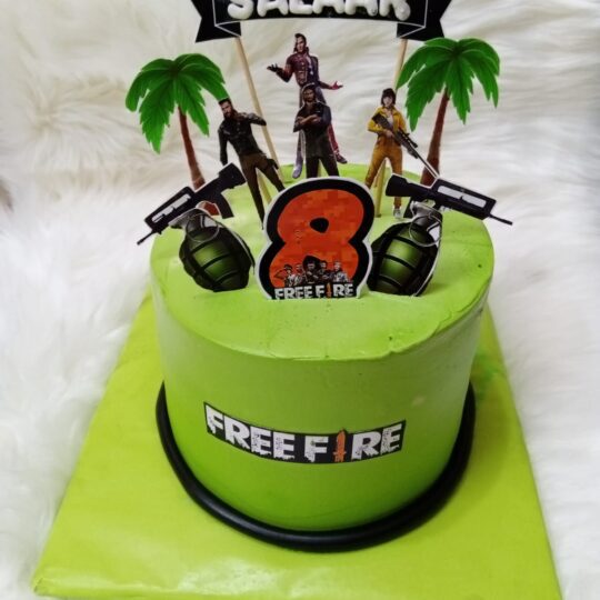 Free Fire theme cake