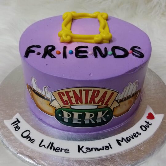 Friends Forever theme cake