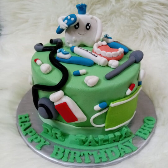 Dentist Theme Customize Cake