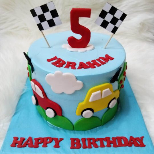 Customize Car Theme Cake