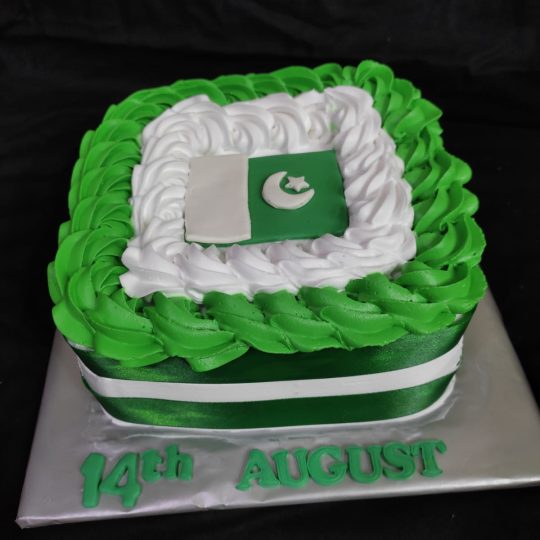 Three coloured cake for Indian Independence, republic Day celebration Stock  Photo by stockimagefactory