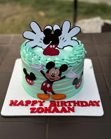 Mickey Mouse theme cake in Karachi for kids' birthday party