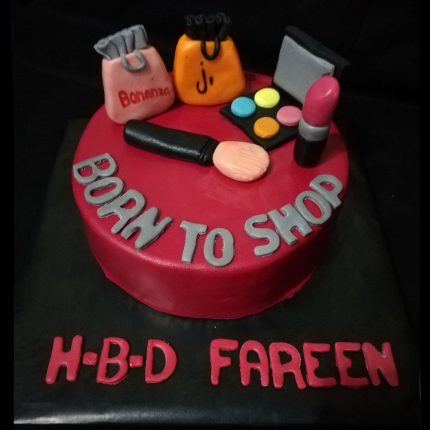 Makeup Magic Theme Cake in Karachi