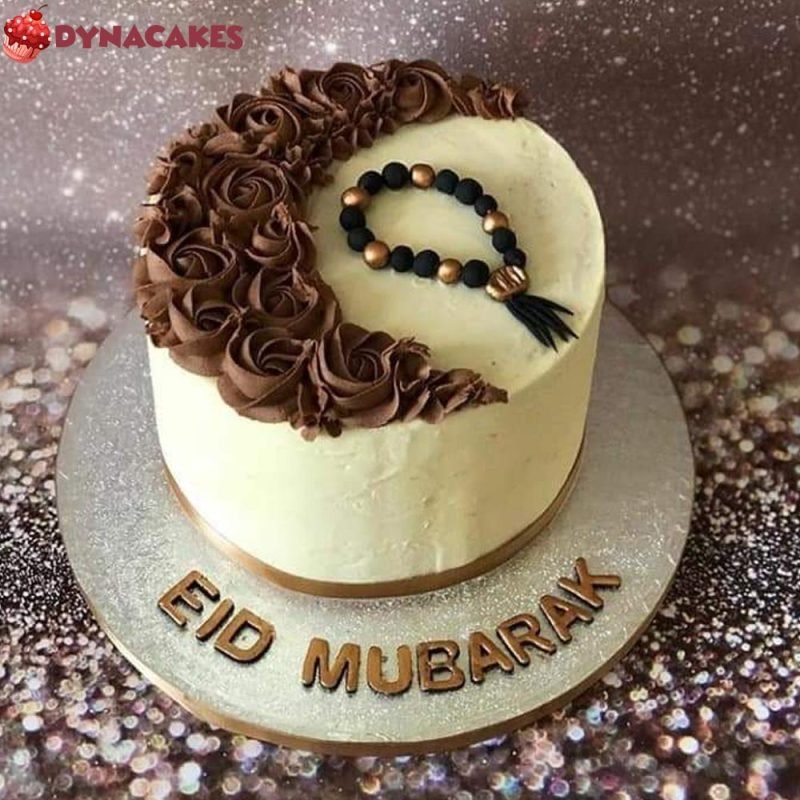 Enjoy a rich, creamy Eid Mubarak Chocolate Cake in Karachi. Freshly baked, affordable, and perfect for your Eid celebrations. Order now!