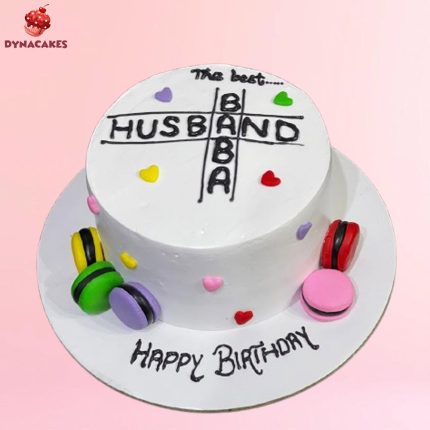 Personalized cake for husband and father in Karachi - Custom design for special celebrations