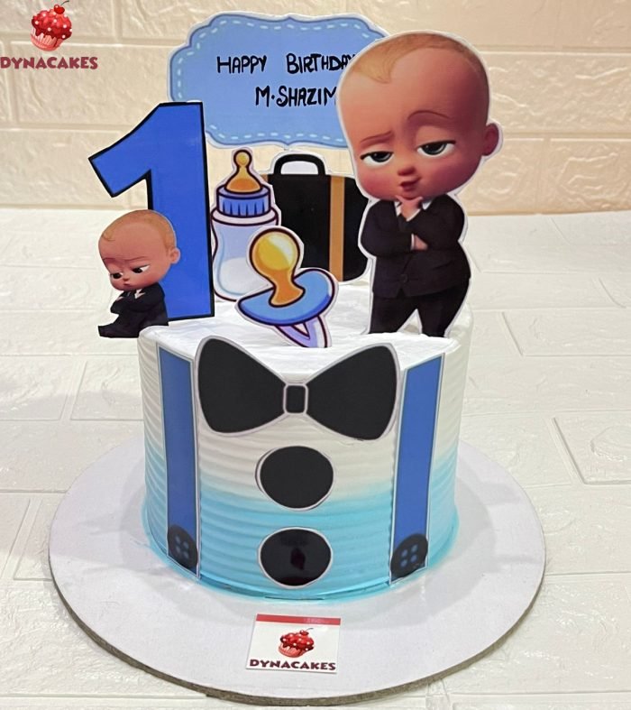 Boss Baby Cake with Cutouts in Karachi