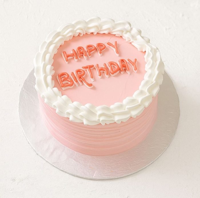Pink Minimalist Bento Cake in Karachi