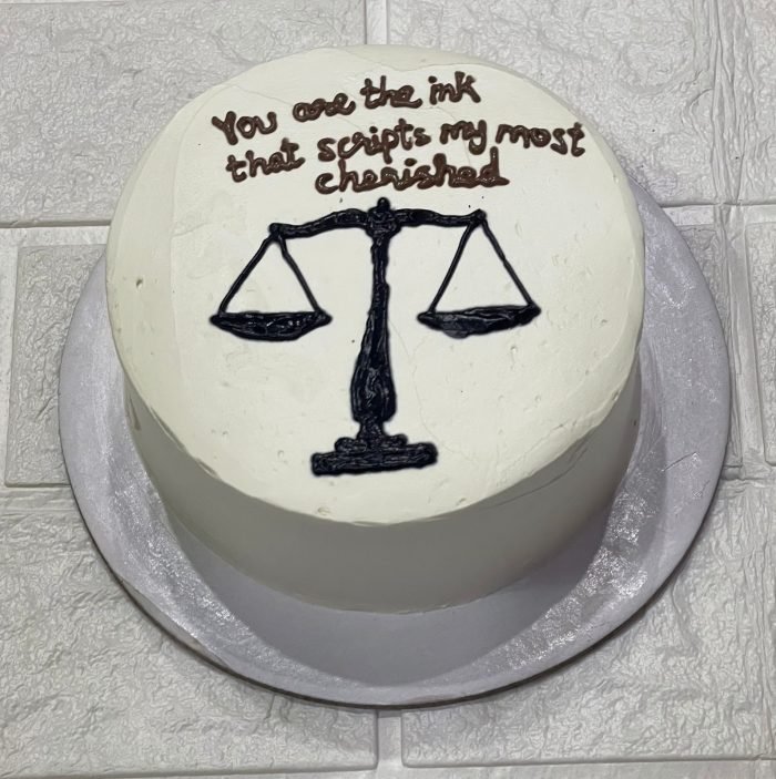 Lawyer Celebration Bento Cake in Karachi