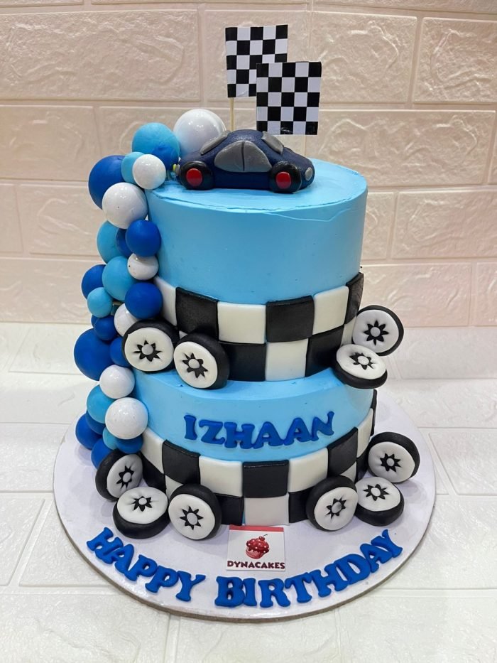Racing Car Birthday Cake