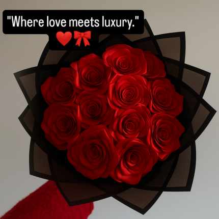 Premium Red Rose Luxury Bouquet - Valentine Special Collection Karachi