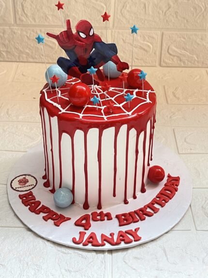Superhero Spiderman Cake