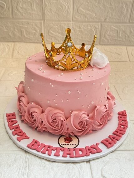 Princess Crown Birthday Cake